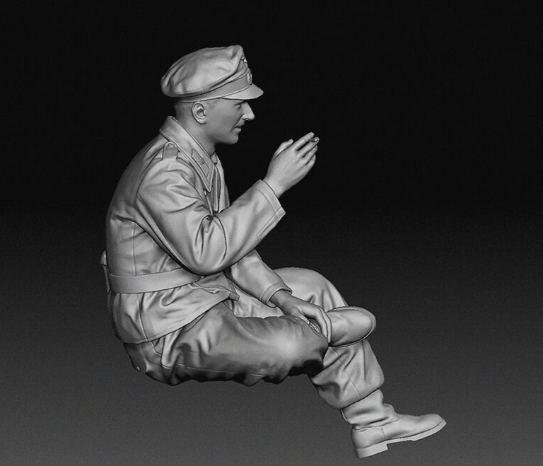 Das Werk DW16007 German Tank Commander 1/16 – imagen 4