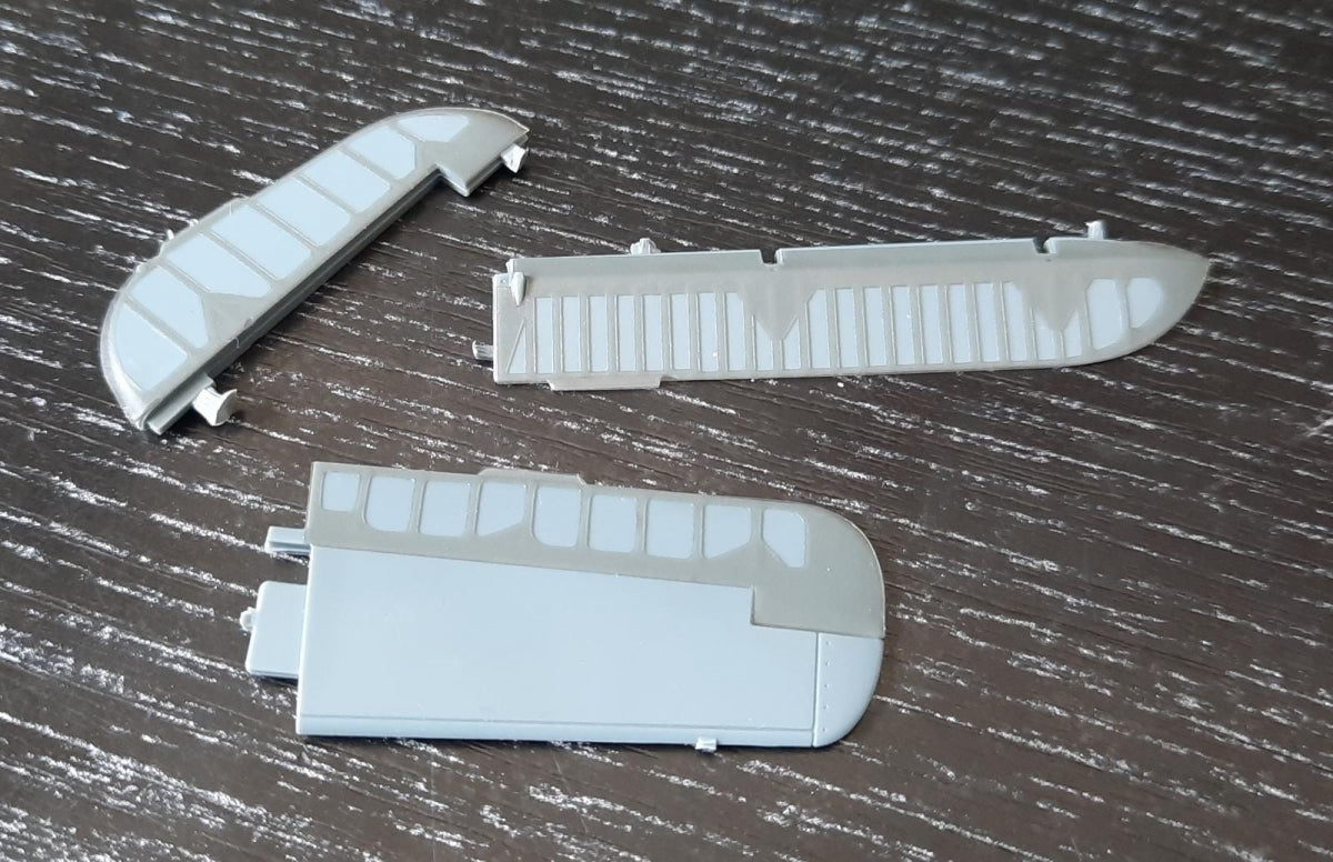 Omask 64010 Bf Fw 190 D masks for control surfaces (for Eduard) 1/48 – imagen 2