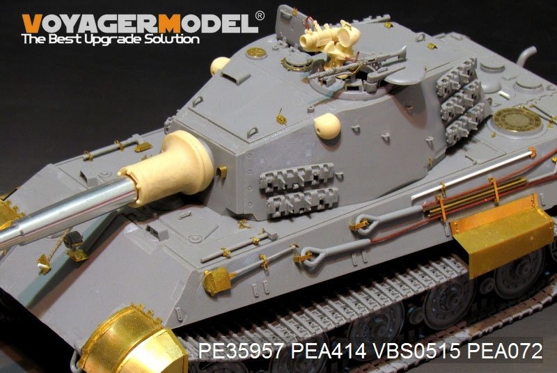 Voyager Model PE35957 WWII German King Tiger (Hensehel Turret) For HOBBYBOSS 84533 1/35 – imagen 11