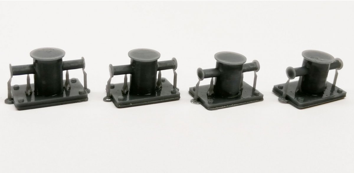 RT-Diorama 35642 3D Resin Print: Moring bollard (4pcs.) 1/35 – immagine 3