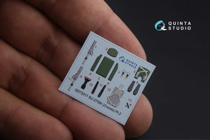 Quinta Studio QD72011 Su-27SM 3D-Printed &amp;amp; coloured Interior on decal paper (for Zvezda kit) 1/72 – immagine 3