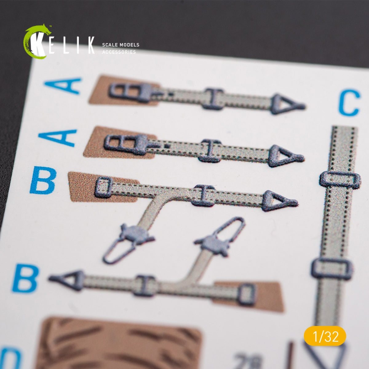 KELIK K32016 JUNKERS JU 87 D/G STUKA - INTERIOR 3D DECAL FOR TRUMPETER KIT 1/32 – imagen 8