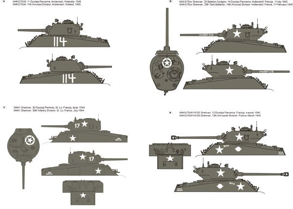 ToRo Model 35D70 - US Army Shermans at ETO vol.1 1/35 – imagen 2
