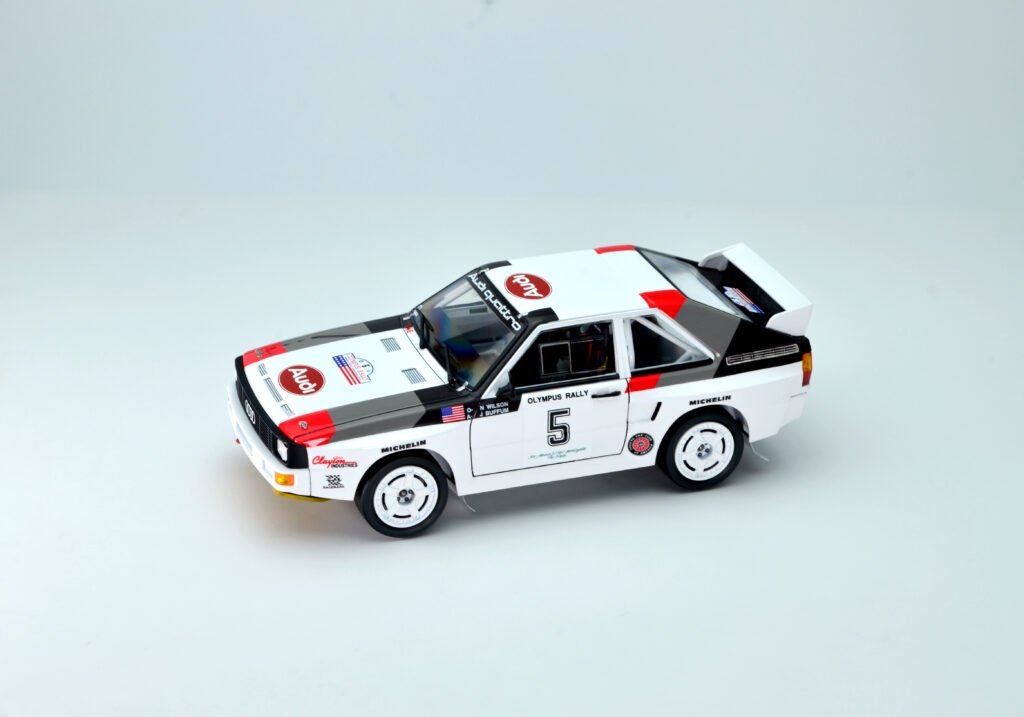 NuNu PN24023 Audi SPORT QUATTRO S1 ’86 US OLYMPUS RALLY 1/24 – zdjęcie 2