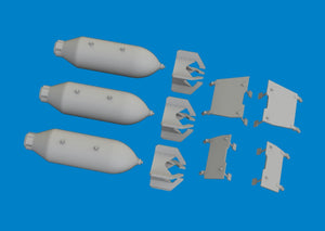 Eduard 6481079 P-40 500lb M64 US bombs EDUARD 1/48 – zdjęcie 3
