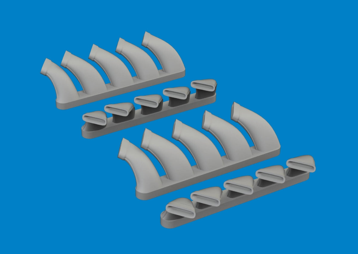 Eduard 6481073 Mosquito exhaust stacks PRINT TAMIYA 1/48 – imagen 2