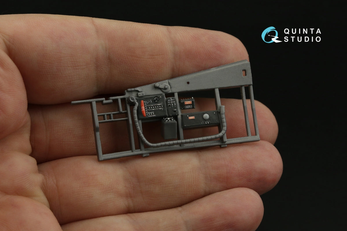 Quinta Studio QDS-32145 P-51D Mustang 3D-Printed &amp;amp; coloured Interior on decal paper (Zoukei-Mura SWS) (Small version) 1/32 – imagen 4