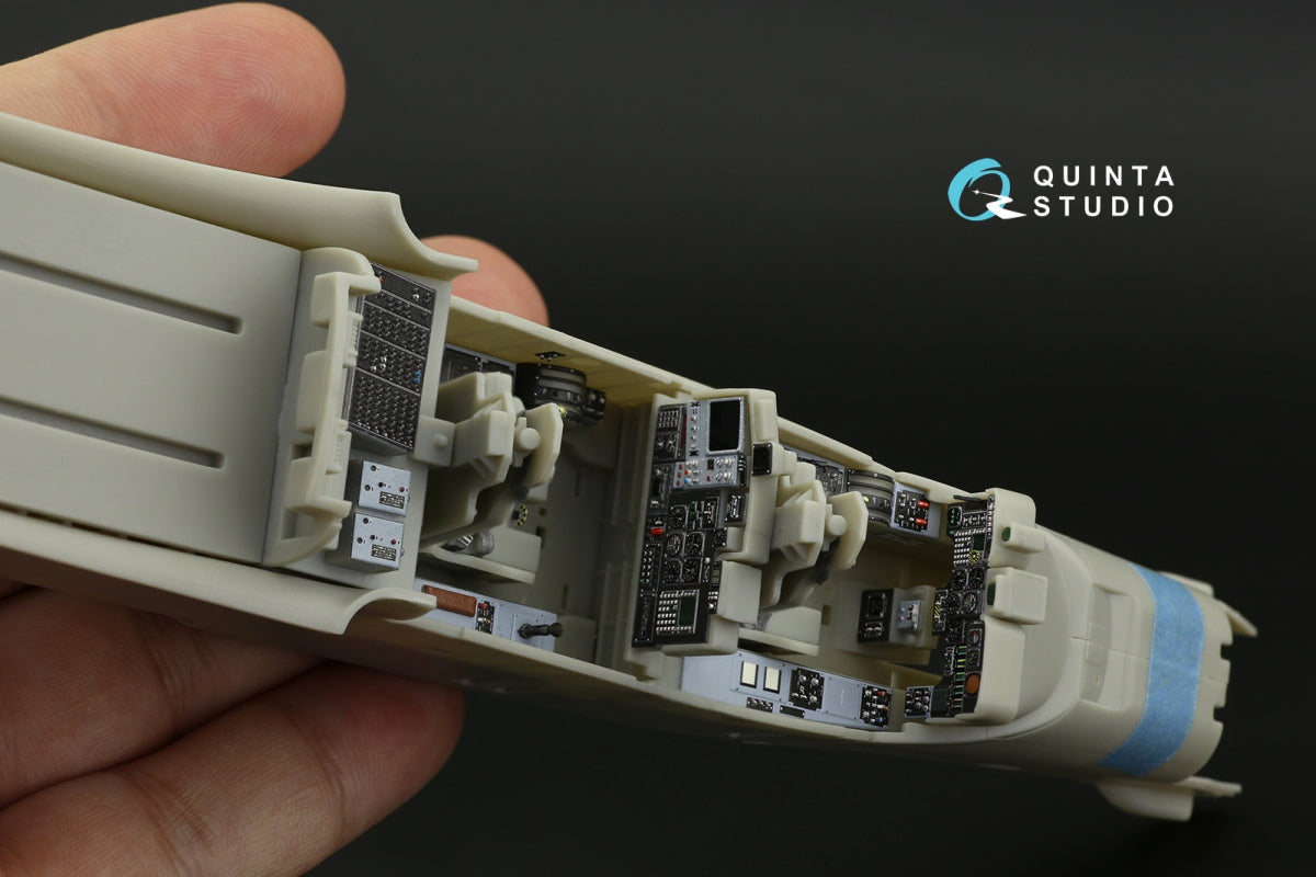 Quinta Studio QD32079 OV-10D 3D-Printed &amp;amp; coloured Interior on decal paper (KittyHawk) 1/32 – imagen 13