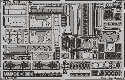 Eduard 32272 F/A-18E exterior TRUMPETER