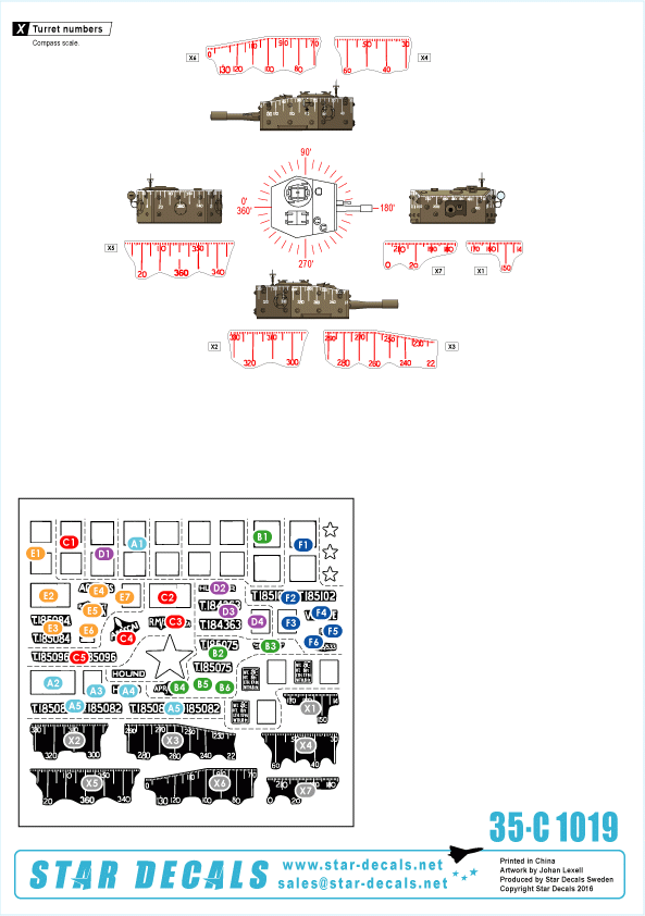Star Decals 35-C1019 RMASG Centaurs 1/35 – zdjęcie 2