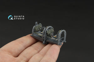 Quinta Studio QD48611 A6M2-K Zero 3D-Printed &amp;amp; colored Interior on decal paper (Eduard) 1/48 – image 8