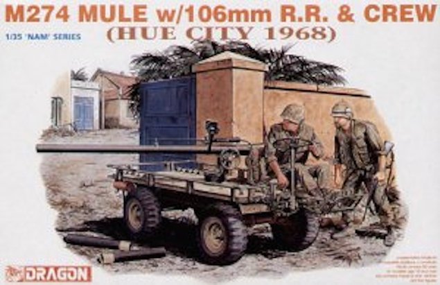 Dragon 3315 M274 MULE w/106mm R.R. CREW HUE CITY 1968