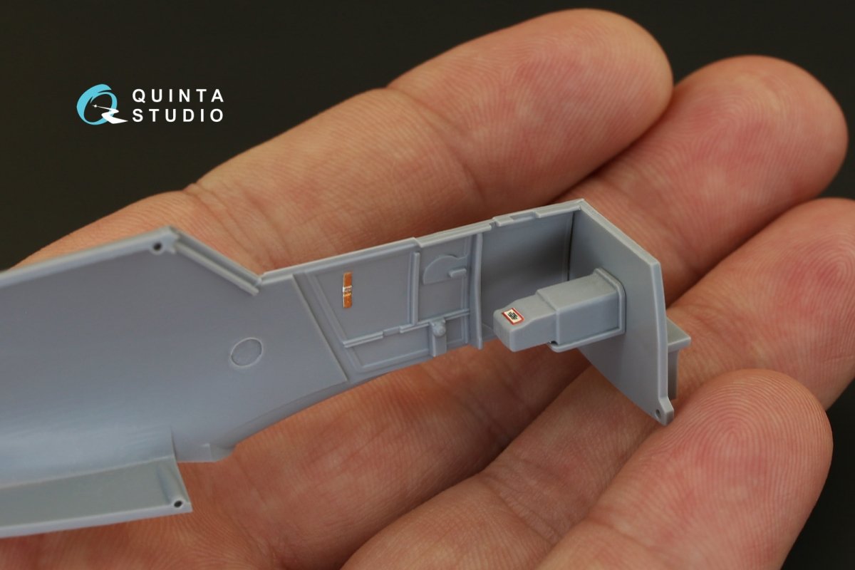 Quinta Studio QD48085 Bf 109F-2/F-4 3D-Printed &amp;amp; coloured Interior on decal paper (for Zvezda kit) 1/48 – zdjęcie 7