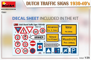 MiniArt 35661 DUTCH TRAFFIC SIGNS 1930-40’s 1/35 – zdjęcie 2
