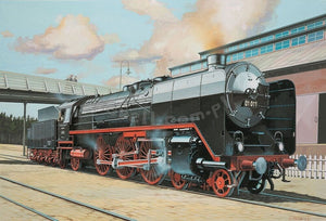 Revell 02172 Schwere Schnellzuglokomotive mit Tender 2&amp;#39;2 T32 BR 01 1/87 – zdjęcie 5