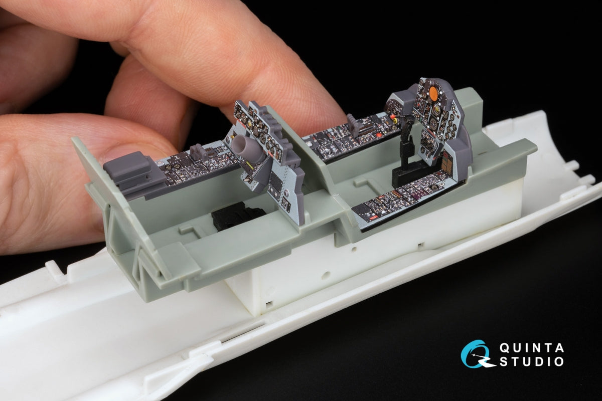 Quinta Studio QDS+48487 F-4C Phantom II 3D-Printed &amp;amp; coloured Interior on decal paper (Academy) (Small version) (with 3D-printed resin parts) 1/48 – imagen 12