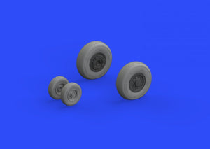 Eduard 648304 F-14A wheels early TAMIYA 1/48 – imagen 2