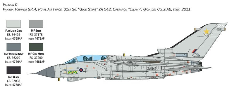 Italeri 2513 TORNADO GR. 4 1/32 – immagine 10