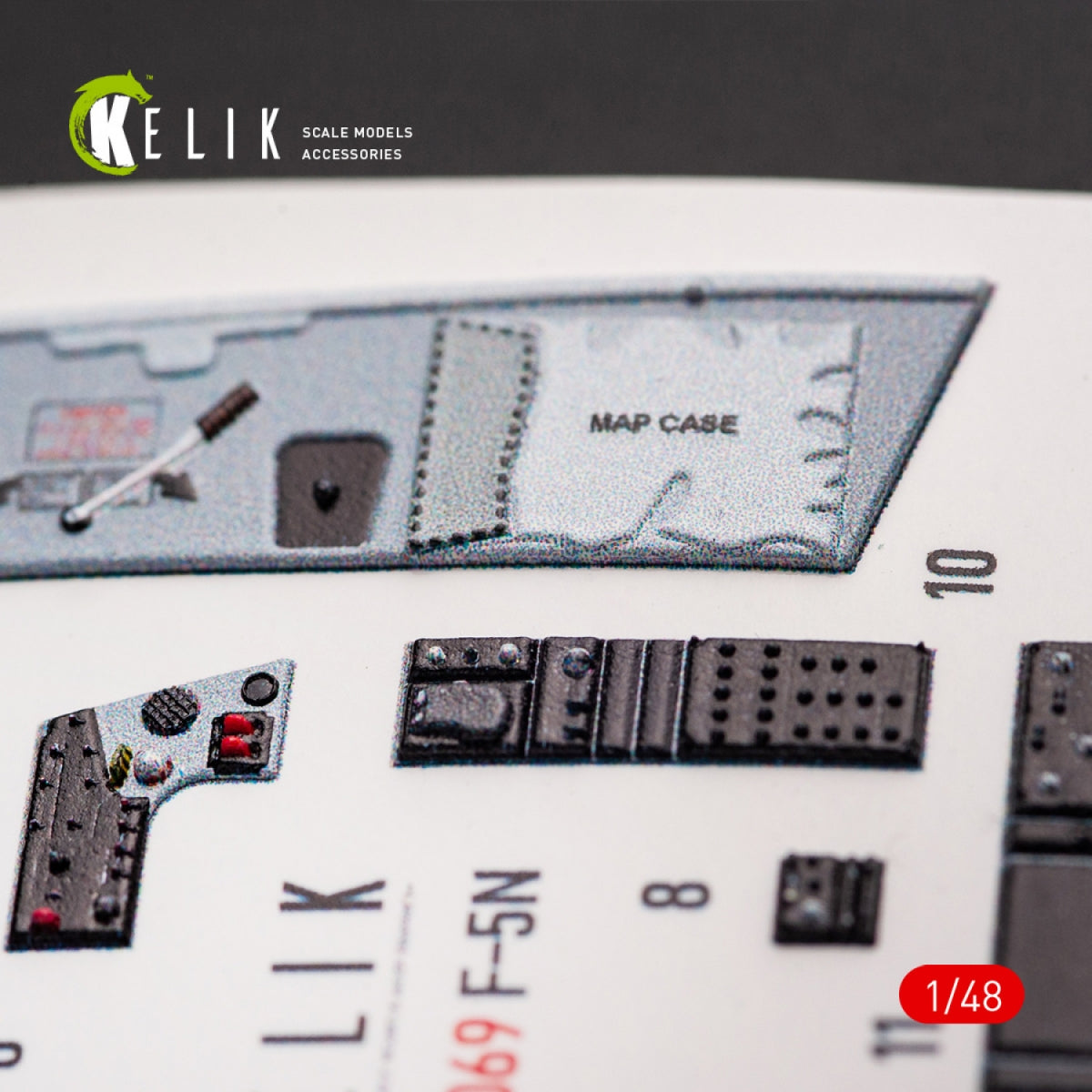 KELIK K48069 F-5N INTERIOR 3D DECALS FOR AFV CLUB KIT 1/48 – imagen 5