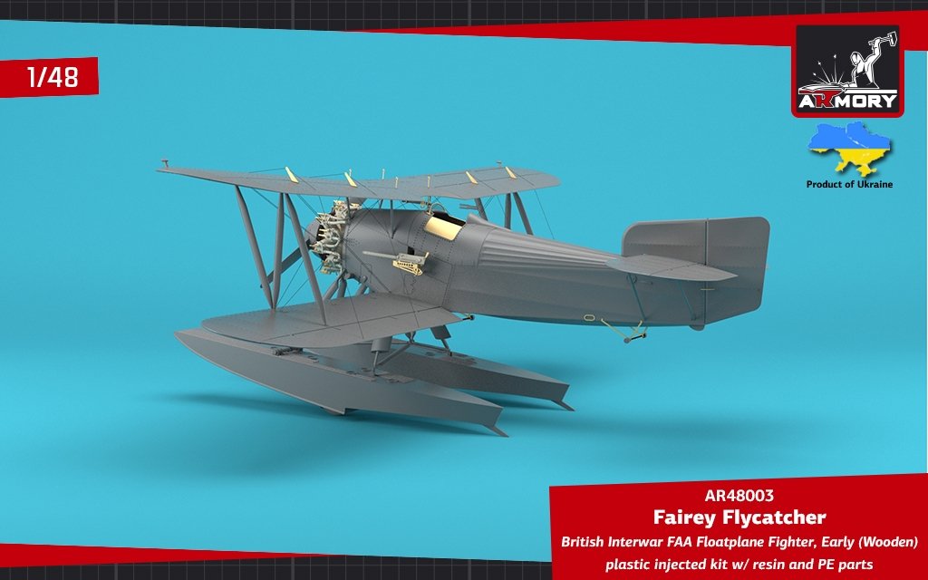 Armory Models 48003 Fairey Flycatcher British FAA Inter-War Floatplane Fighter, on Wooden Floats 1/48 – imagen 12