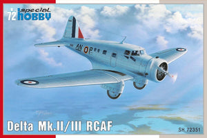 Maquette Special Hobby 72351 Delta Mk. II/III RCAF au 1/72
