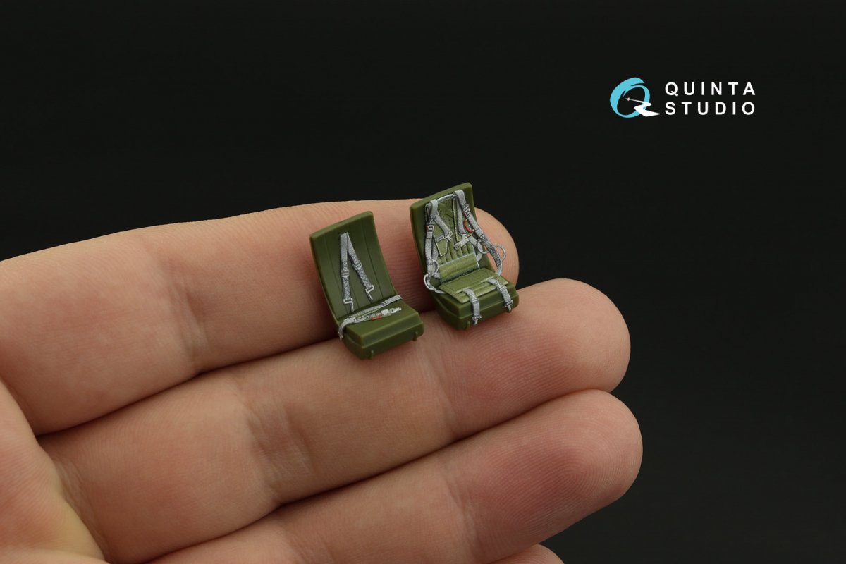 Quinta Studio QD48354 Mi-17 (Mi-8MT Export version) 3D-Printed &amp;amp; coloured Interior on decal paper (Zvezda) 1/48 – imagen 13