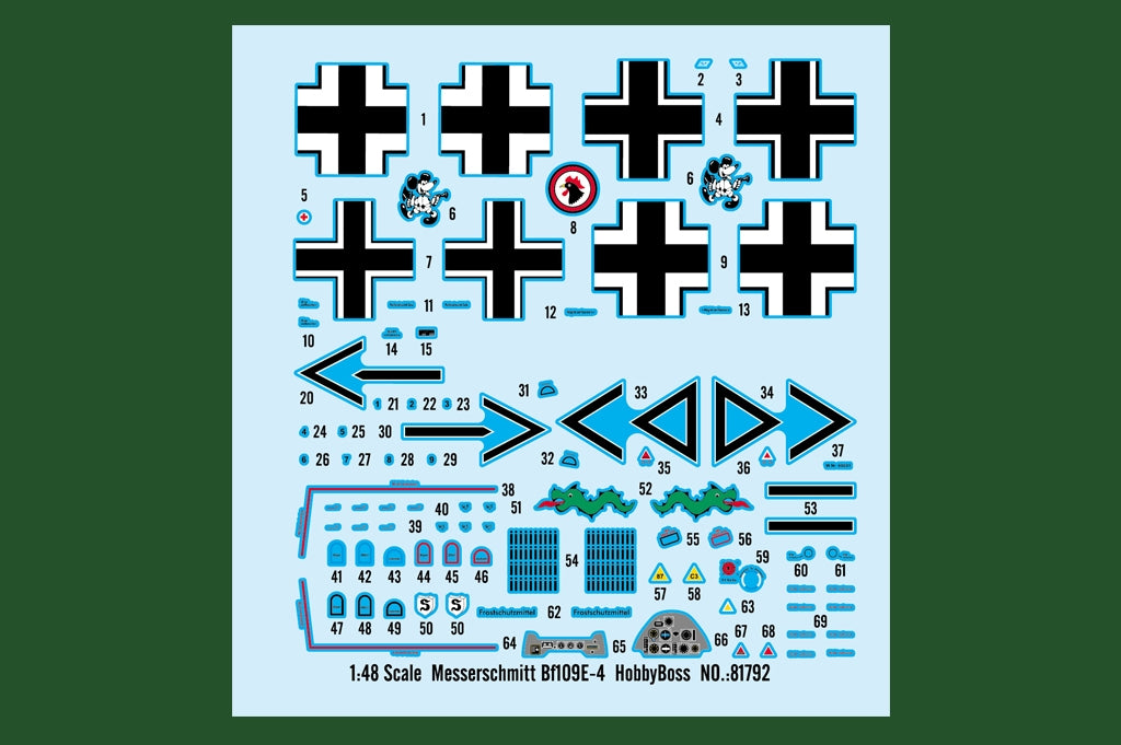 Hobby Boss 81792 Messerschmitt Bf109E-4 1/48 – imagen 4