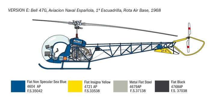Italeri 2820 OH-13 Sioux 1/48  – image 7
