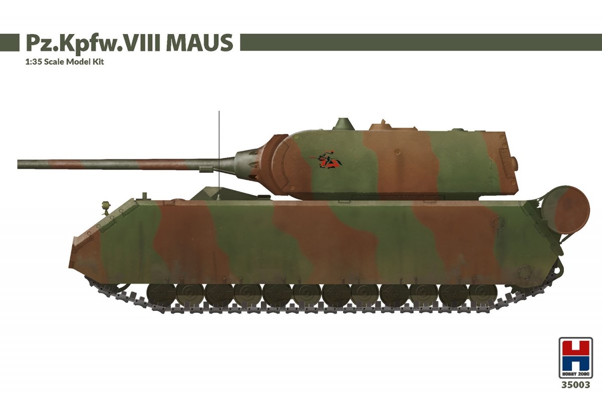 Hobby 2000 35003 Pz.Kpfw. VIII MAUS ( TAKOM + CARTOGRAF ) 1/35