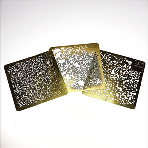 Uschi 4014 TRINITY SPLATTER airbrush stencils set – Bild 2