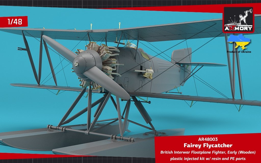 Armory Models 48003 Fairey Flycatcher British FAA Inter-War Floatplane Fighter, on Wooden Floats 1/48 – imagen 17