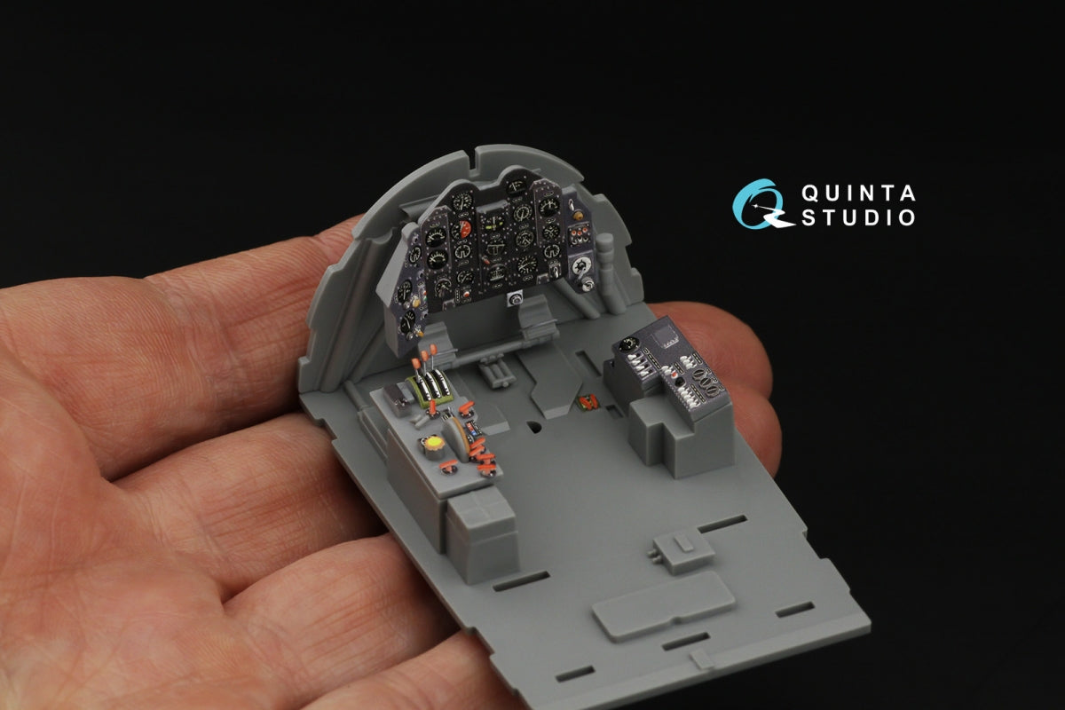 Quinta Studio QD32245 N1K2-J Shidenkai 3D-Printed &amp;amp; coloured Interior on decal paper (Hasegawa) 1/32 – imagen 10