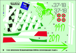ModelMaker Decals D48144 Apennine Eurofighters Part 4 1/48 – imagen 2