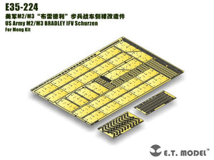 E.T. Model E35-224 US Army M2/M3 BRADLEY IFV Schurzen (For Meng Kit) 1/35