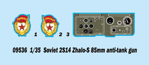 Trumpeter 09536 Soviet 2S14 Zhalo-S 85mm anti-tank gun 1/35 – imagen 2