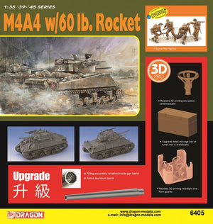 Dragon 6405 M4A4 w/60lb Rocket 1/35 – imagen 2