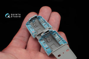 Quinta Studio QD48047 Su-30MKK 3D-Printed &amp;amp; coloured Interior on decal paper (for HobbyBoss kit) 1/48 – imagen 7