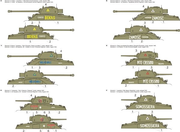 ToRo Model 35D30 - Polish Shermans in Italy, 2nd Polish Corps 1945 vol.2 1/35 – imagen 2