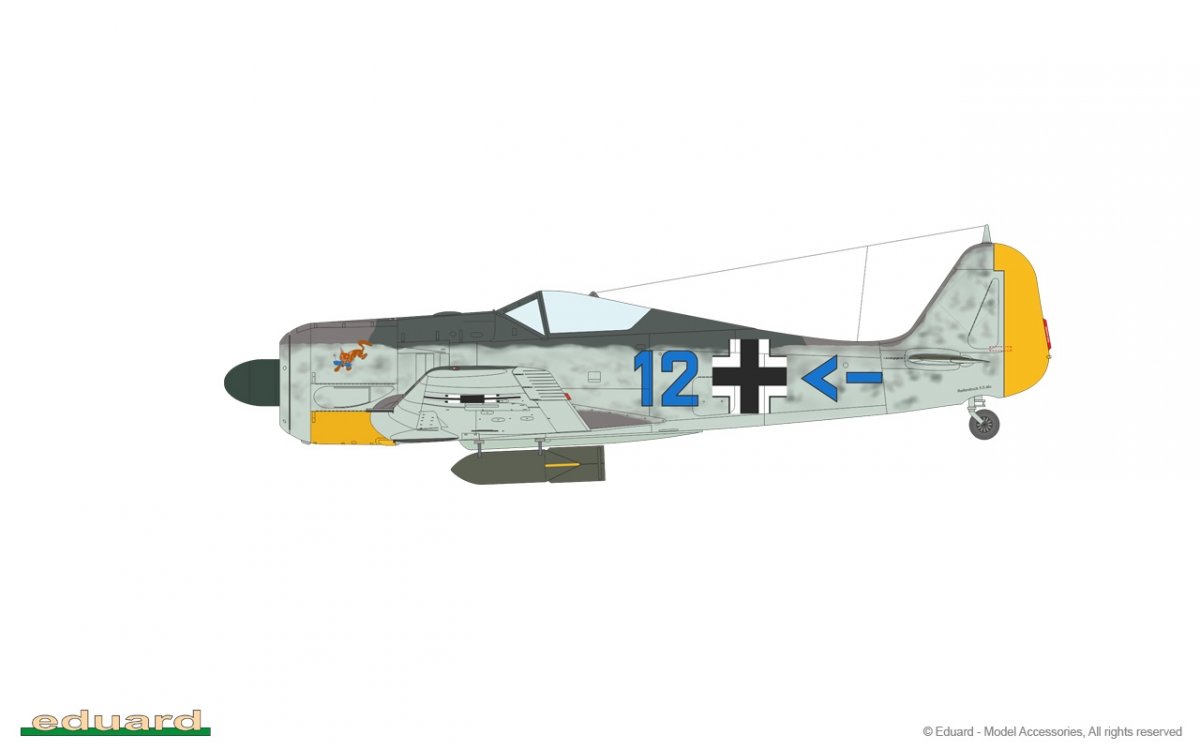 Eduard 84117 Fw 190A-4 w/ engine flaps &amp;amp; 2-gun wings 1/48 – imagen 12