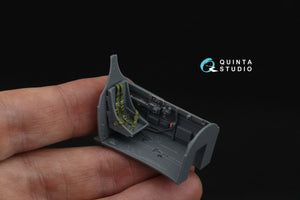 Quinta Studio QD48587 P-40E Warhawk 3D-Printed &amp;amp; coloured Interior on decal paper (Eduard) 1/48 – Bild 14