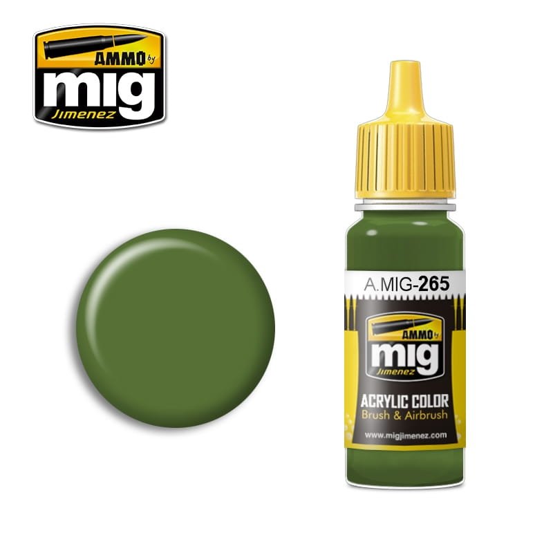 Munitions de Mig Jimenez 0265 - IJN Mitsubishi Green 17ml 