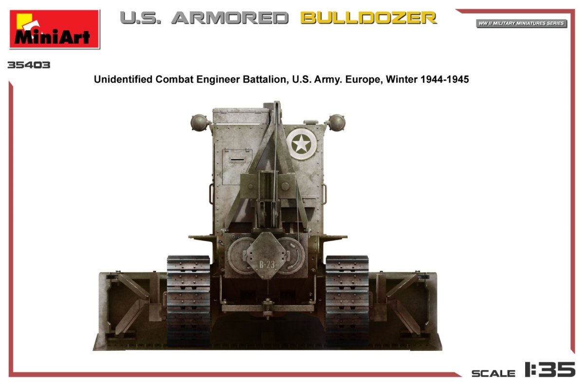 MiniArt 35403 U.S. ARMORED BULLDOZER 1/35 – immagine 5