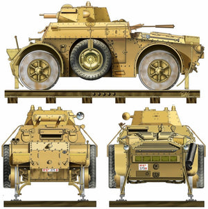 Italeri 7064 Autoblinda AB 40 Ferroviaria 1/72 – zdjęcie 2