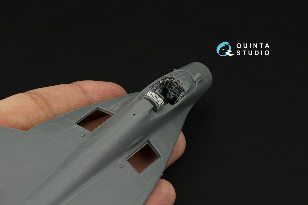 Quinta Studio QD72072 MiG-29A NATO 3D-Printed &amp;amp; coloured Interior on decal paper (GWH) 1/72 – imagen 3