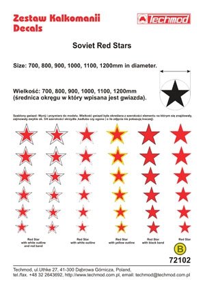 Techmod 72102 - Russian Stars 1/72 – zdjęcie 2