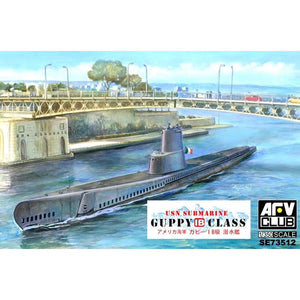 AFV Club SE73512 Sous-marin USN de classe Guppy 1B (Marine italienne SS Leonardo Da Vinci) 1/350