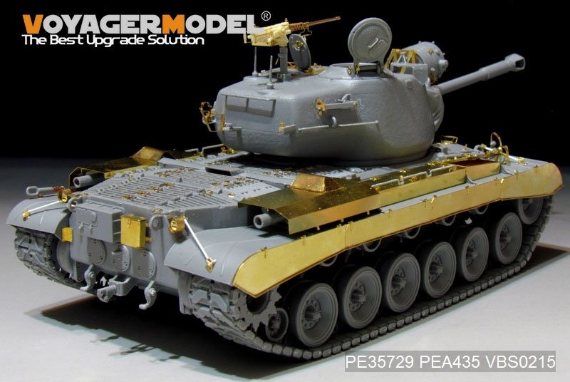 Voyager Model PEA435 WWII US Army M46 Patton Tank side skirts and stowager bins (For TAKOM 2117) 1/35 – zdjęcie 2