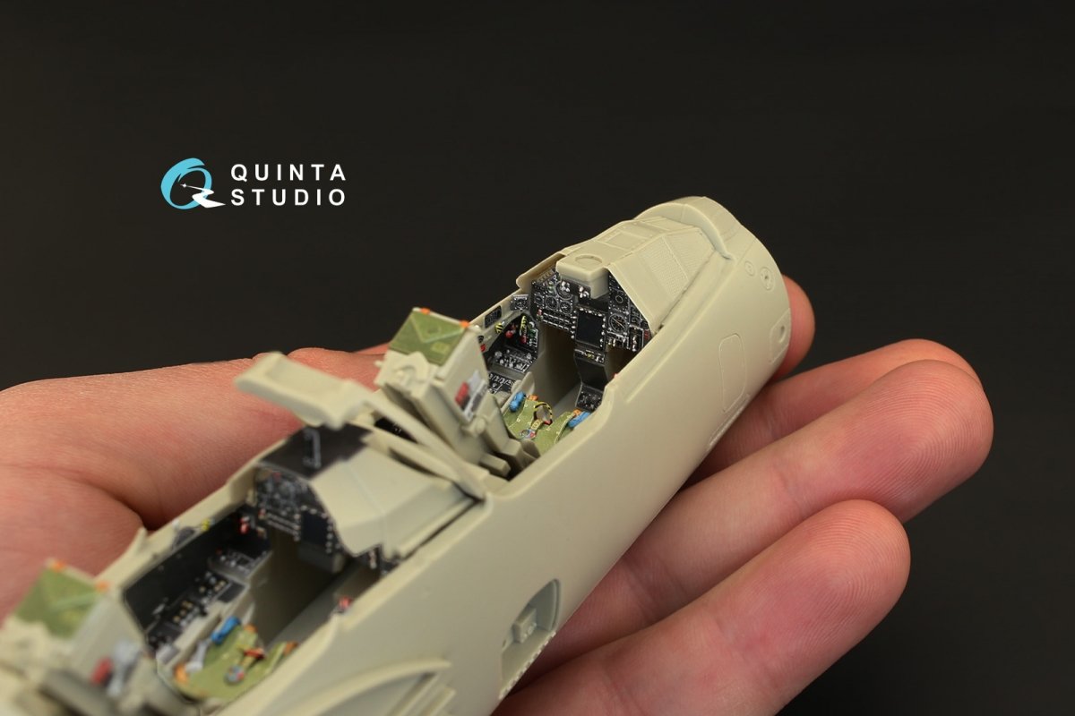 Quinta Studio QD32013 Mirage 2000N 3D-Printed &amp;amp; coloured Interior on decal paper (for Kitty Hawk kit) 1/32 – Bild 8