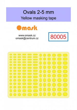 Omask X8002 Universal set 2 - yellow mask (80003, 80004, 80005, 80006, 80009) – immagine 5