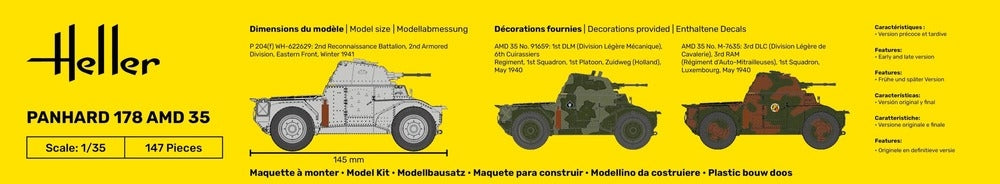 Heller 35325 Panhard 178 Starter Kit 1/35 – immagine 5